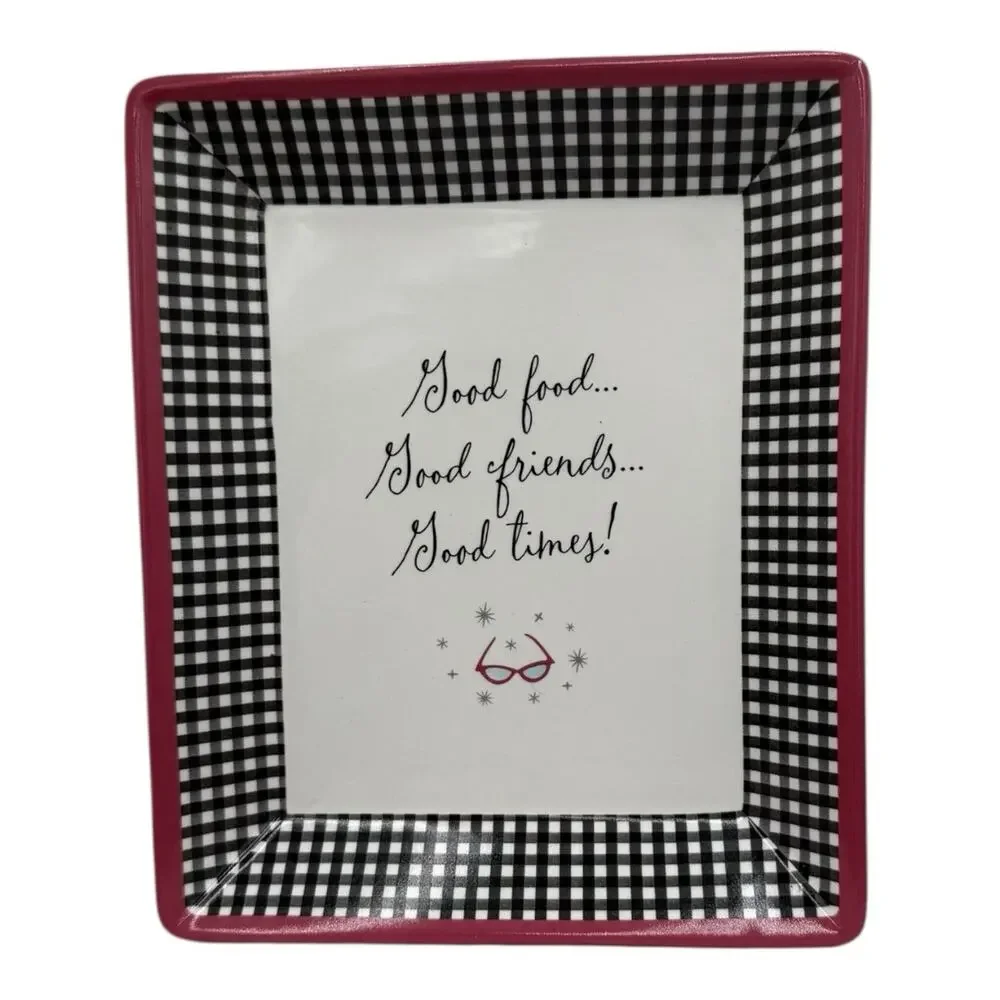 Good Friends Good Times Hallmark Barbie 45th Anniversary Trinket‎ Jewelry Tray